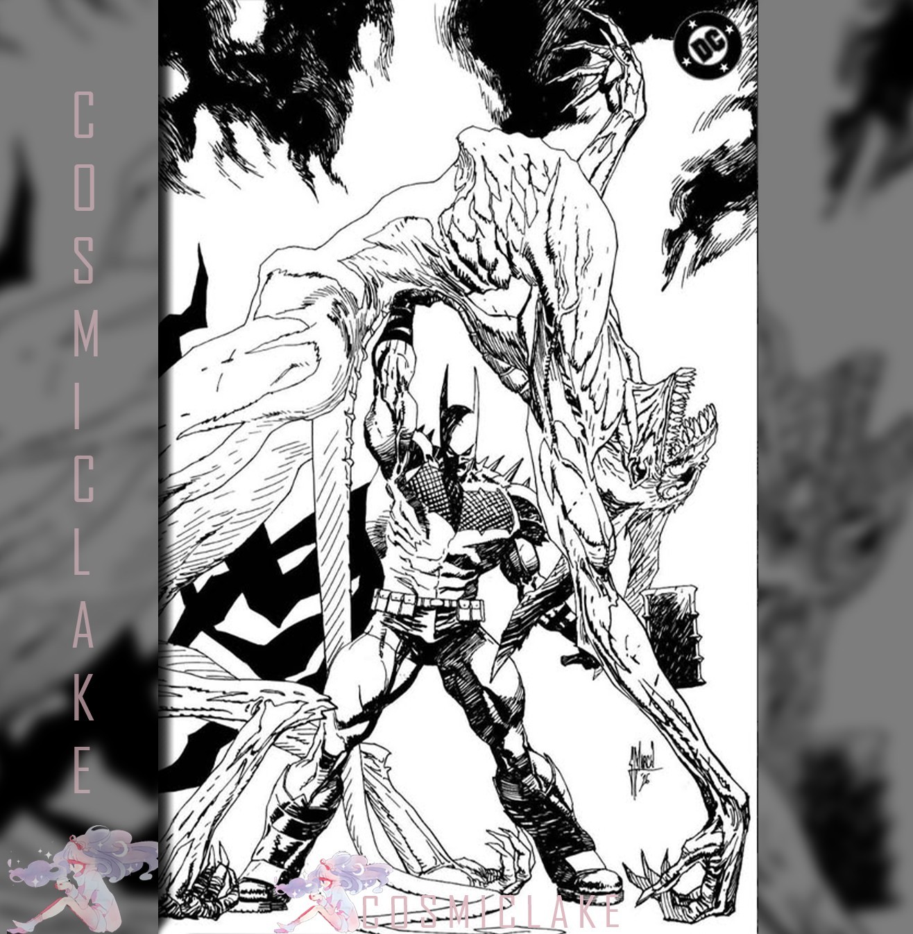Absolute Batman #25 March Dragon Ball Homage Black White Variant Presale 10/28☆ Absolute Batman #25 March Dragon Ball Homage Black White Variant Presale 10/28☆