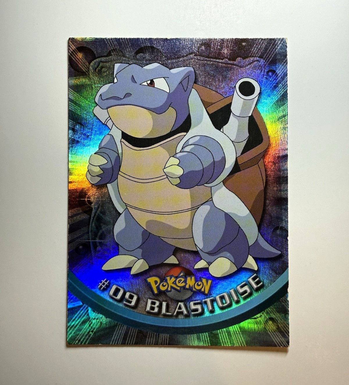 1999 Topps Pokemon TV Animation Edition #09 Blastoise Holo Foil Card LP Vintage 1999 Topps Pokemon TV Animation Edition #09 Blastoise Holo Foil Card LP Vintage