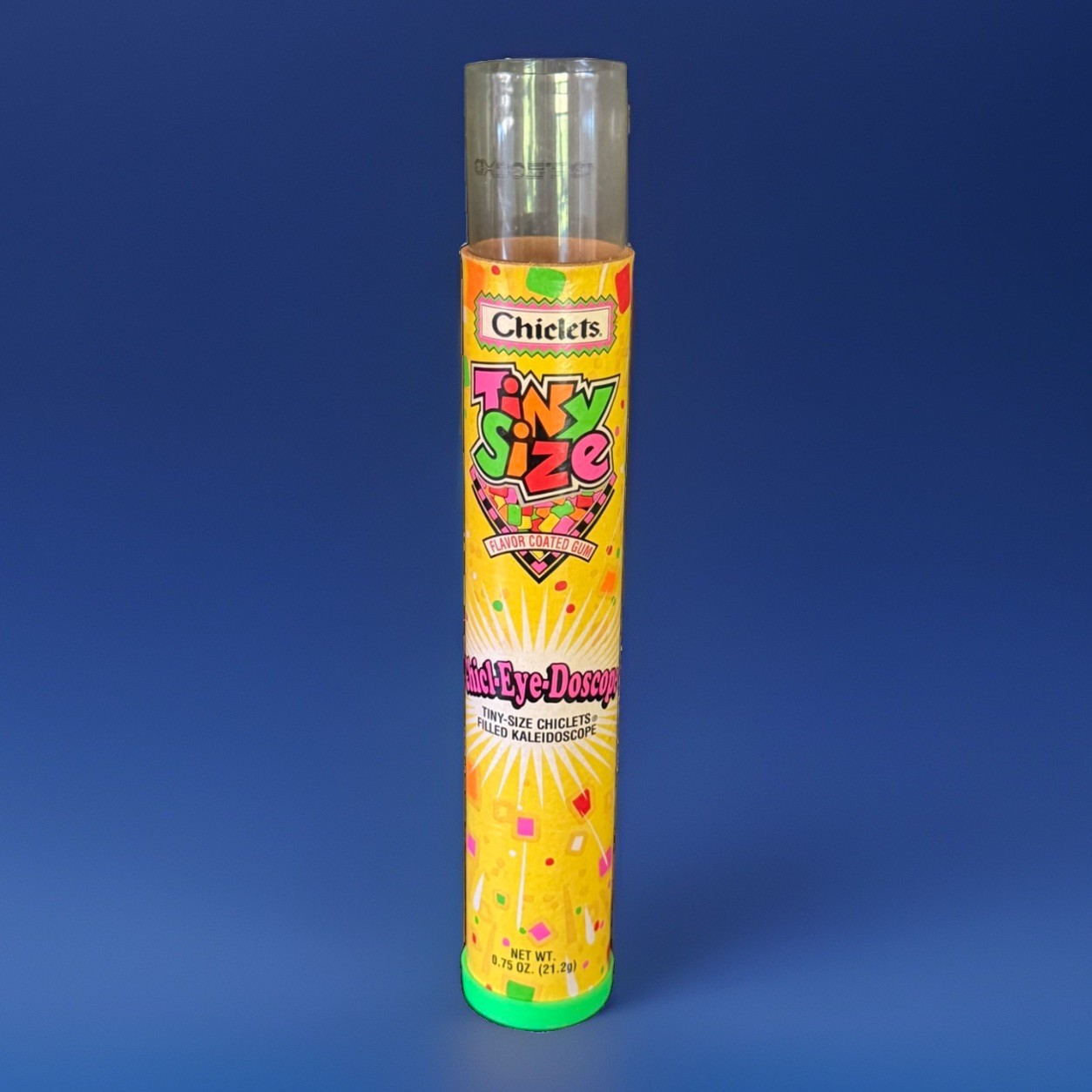 Vintage 1990's TINY SIZE CHICLETS Chicl-Eye-Doscope Chewing Gum Kaleidoscope Toy Vintage 1990's TINY SIZE CHICLETS Chicl-Eye-Doscope Chewing Gum Kaleidoscope Toy