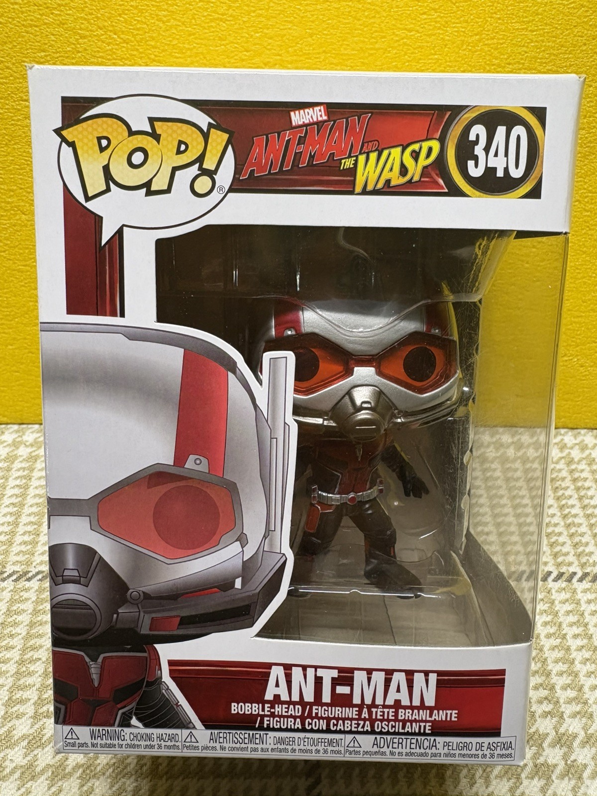 Funko Pop Marvel Ant-Man and the Wasp Ant-Man #340 Vinyl Bobblehead Figure