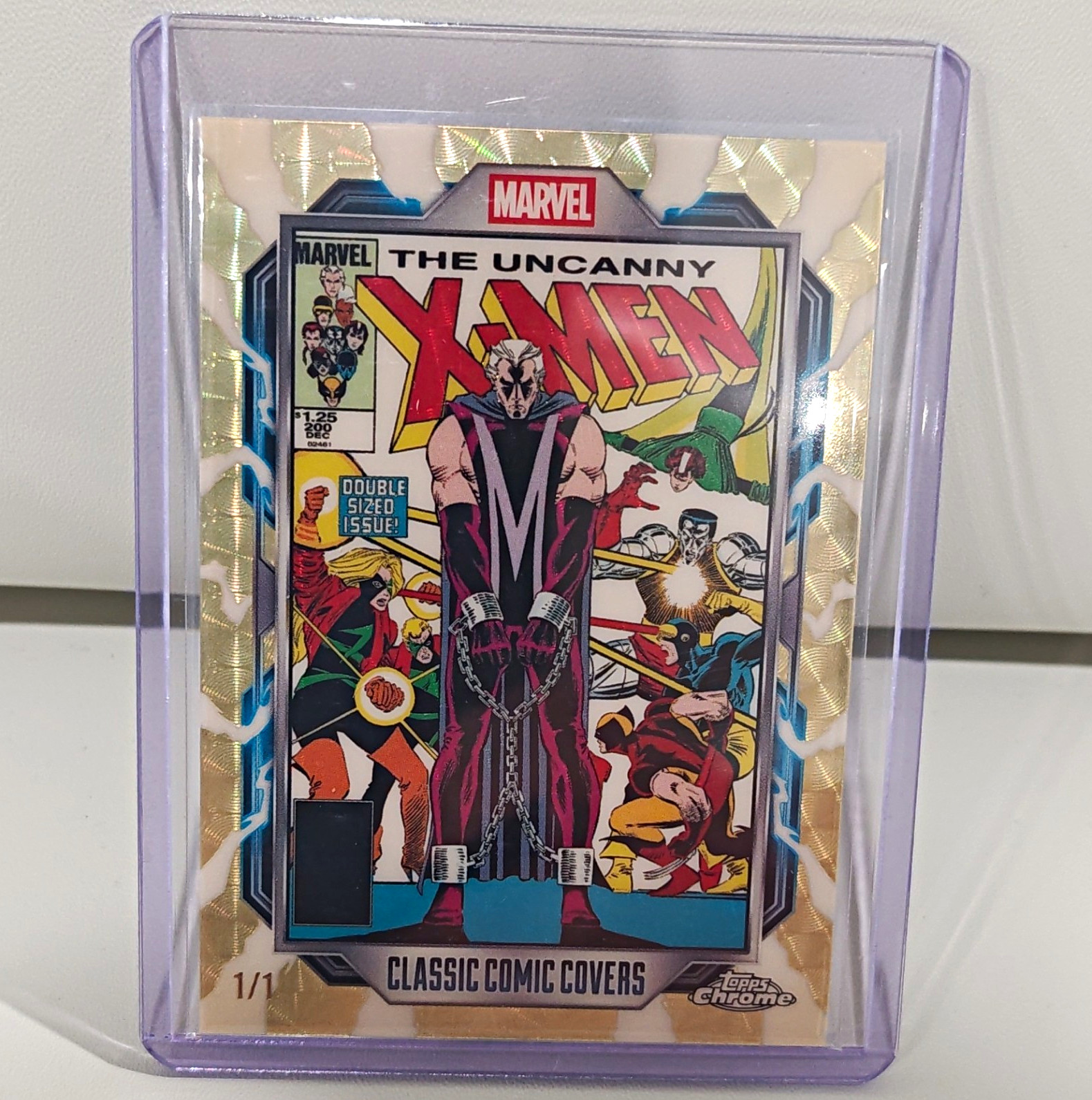 Topps 2026 Topps Chrome Marvel Classic Comic Covers CC-07 SuperFractor 1/1 Topps 2026 Topps Chrome Marvel Classic Comic Covers CC-07 SuperFractor 1/1