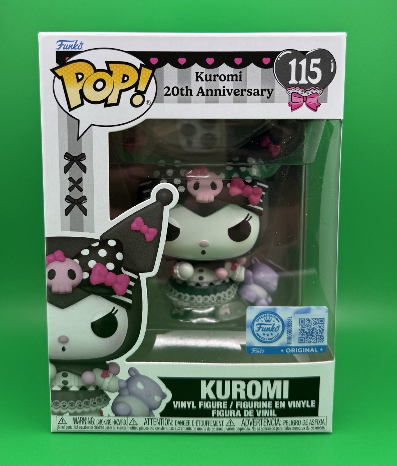 Kuromi 20th Anniversary #115 - Funko Pop Specialty Series Sanrio w/Protector Kuromi 20th Anniversary #115 - Funko Pop Specialty Series Sanrio w/Protector