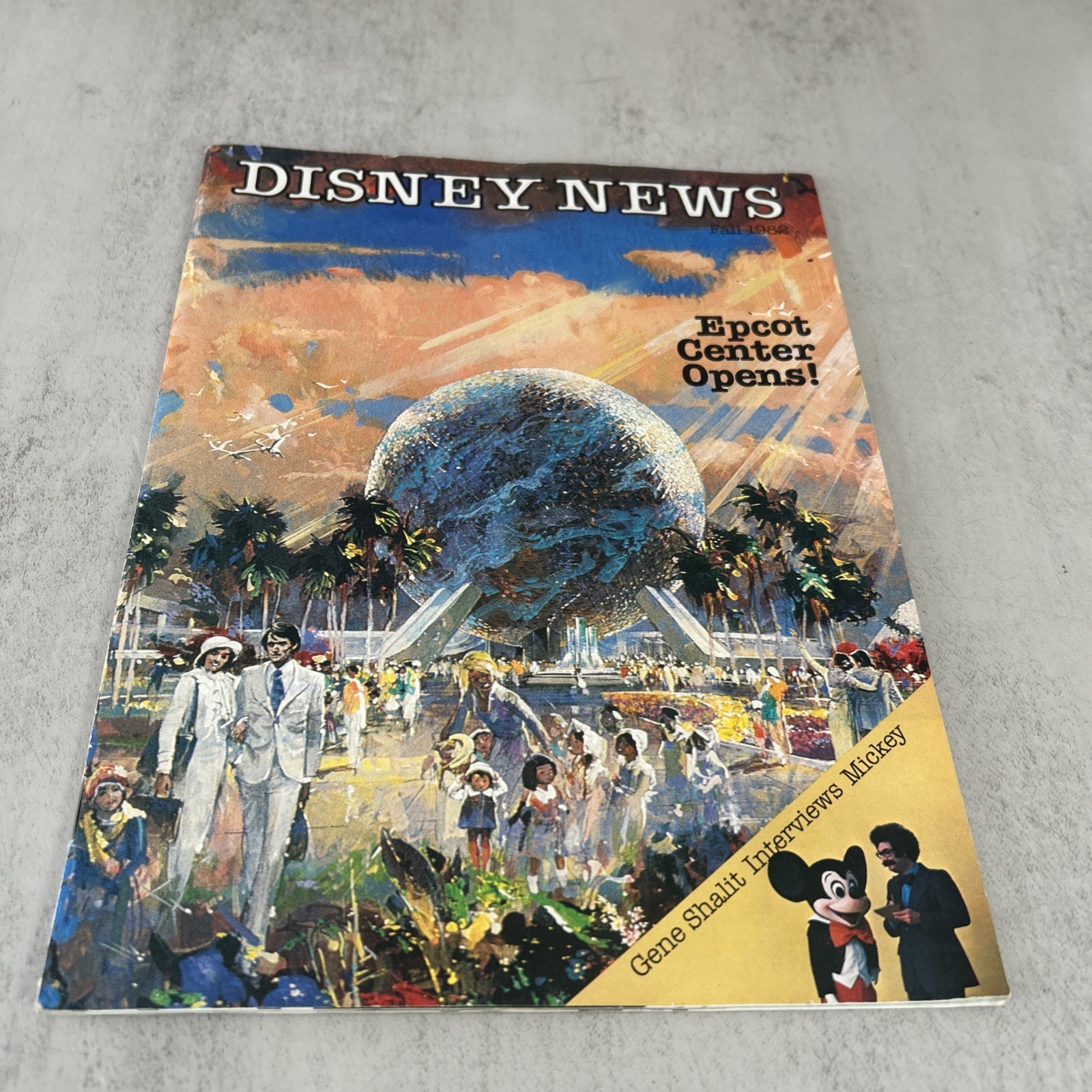 DISNEY NEWS MAGAZINE FALL 1982, EPCOT CENTER OPENS DISNEY NEWS MAGAZINE FALL 1982, EPCOT CENTER OPENS