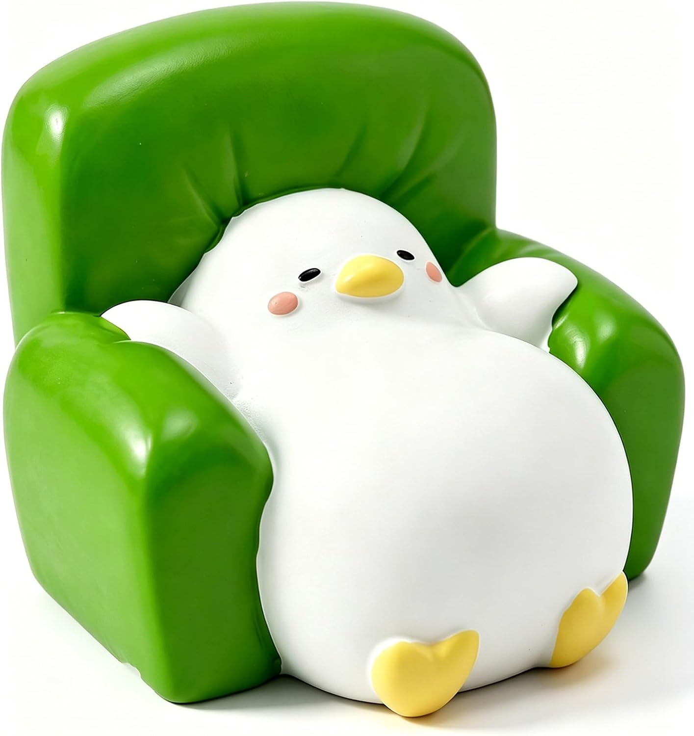 Potato Chicken Whimsical Desk Decor, Funny Chill Chicken Figurine for Stress Rel