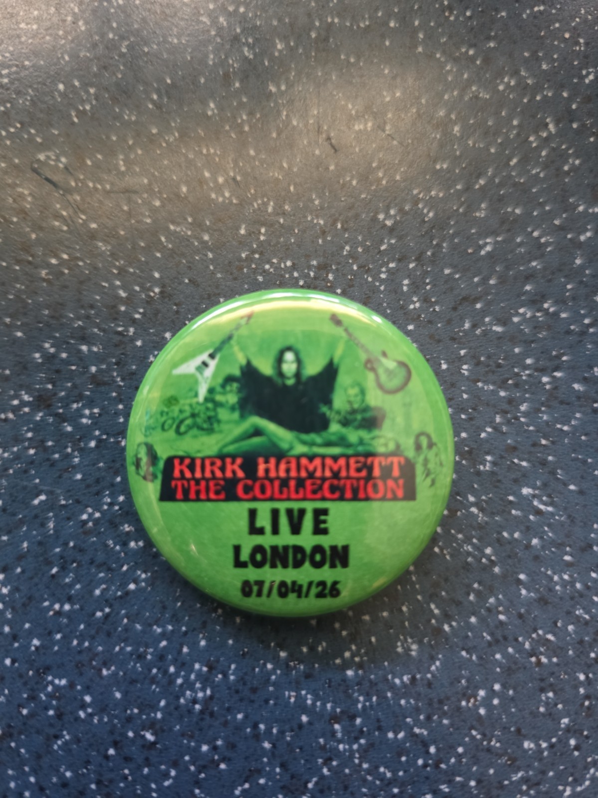 Metallica, Kirk Hammett. Live London. The Collection 2026, PIN Metallica, Kirk Hammett. Live London. The Collection 2026, PIN