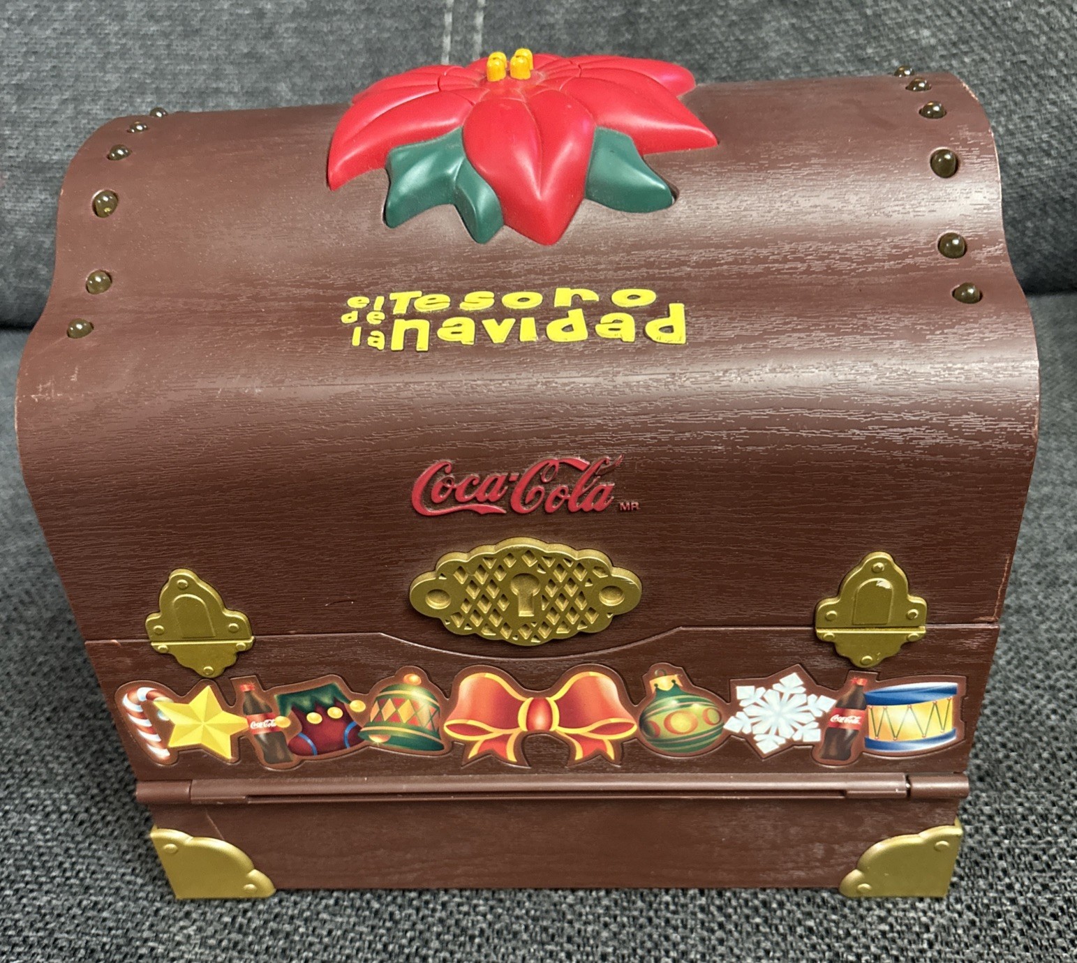 Coca Cola El Tesoro De La Navidad Music Box ( As-Is ) Rare Pls Read Coca Cola El Tesoro De La Navidad Music Box ( As-Is ) Rare Pls Read