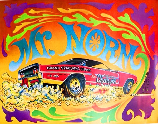 VRHTF NHRA RARE VTG COOL "MR NORM GRAND SPAULDING DODGE" 11" X 17" POSTER" VRHTF NHRA RARE VTG COOL "MR NORM GRAND SPAULDING DODGE" 11" X 17" POSTER"