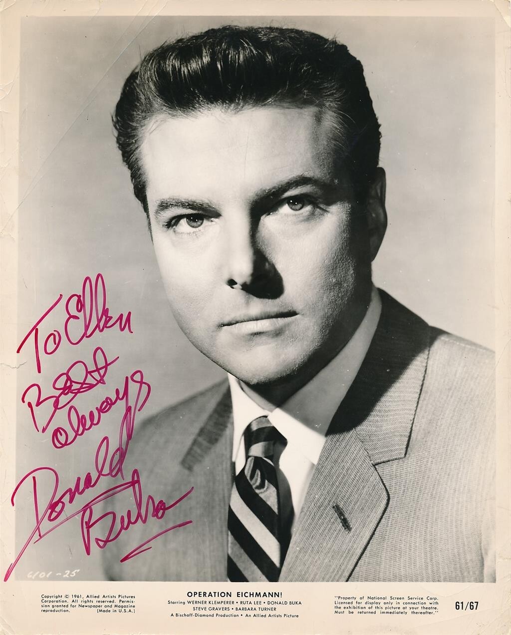 Donald Buka- Signed Vintage B&W Photograph Donald Buka- Signed Vintage B&W Photograph