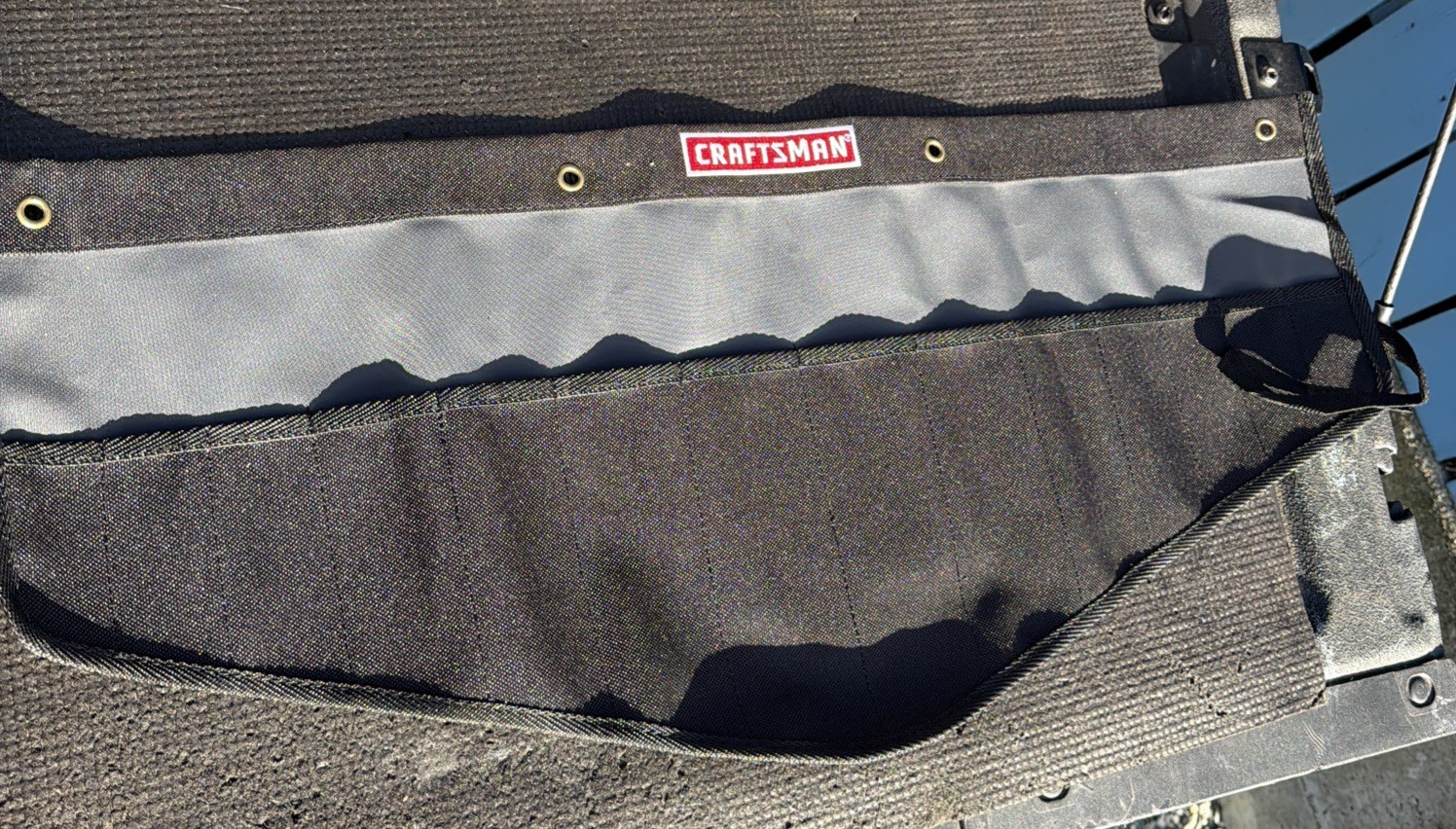 Sears Craftsman Logo Nos Rare 14 Slot Tool Pouch Wrench Chisel Roll W Velkro