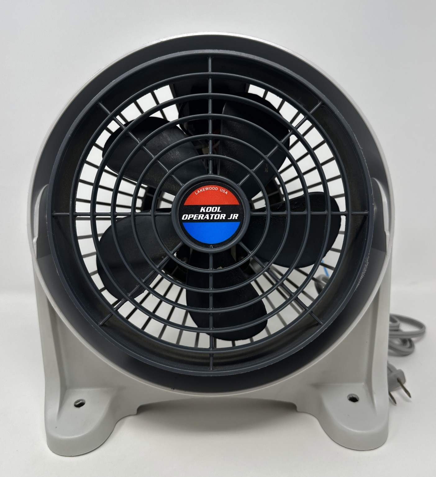 Kool Operator Jr Desk \ Table Fan 3 Speed Vintage Lakewood Tested - Works Great