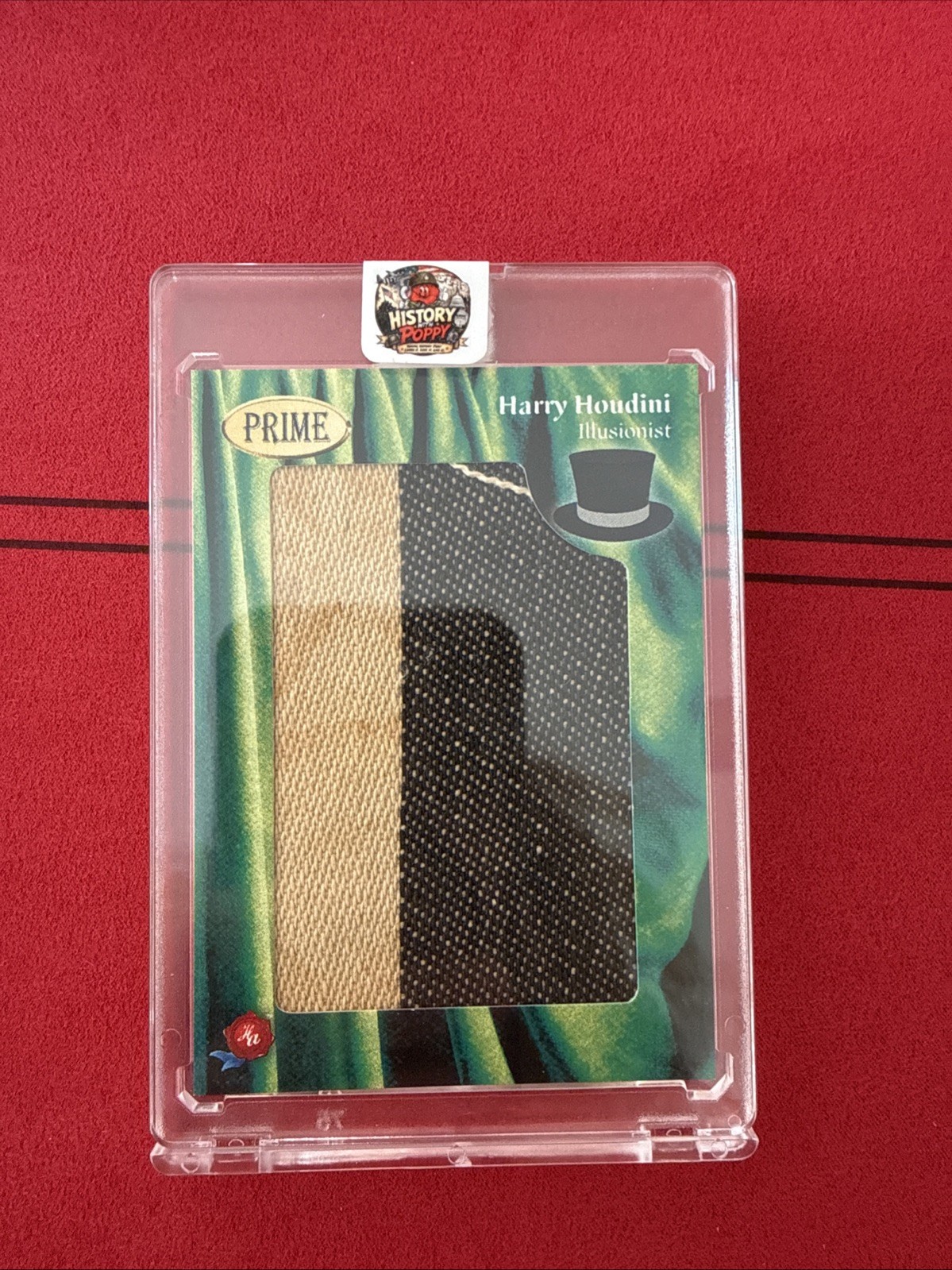 2024 Historic Autographs Prime Harry Houdini Authentic Piece Relic 5/9 2024 Historic Autographs Prime Harry Houdini Authentic Piece Relic 5/9
