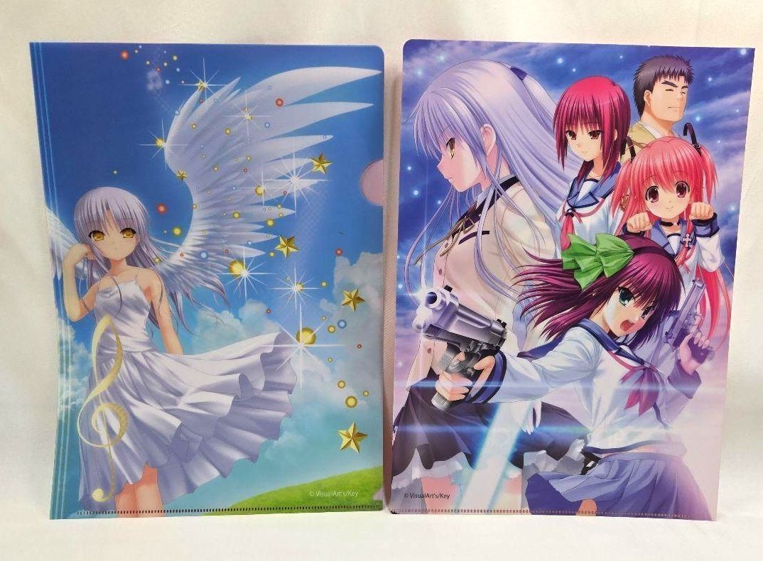 Angel Beats 1st Beat Clear File Set of 2 Angel Beats 1st Beat Clear File Set of 2