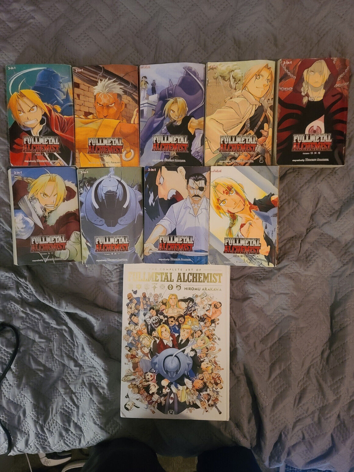 Fullmetal Alchemist Manga Omnibus Complete Series vols 1-9 (1-27) + Art Book