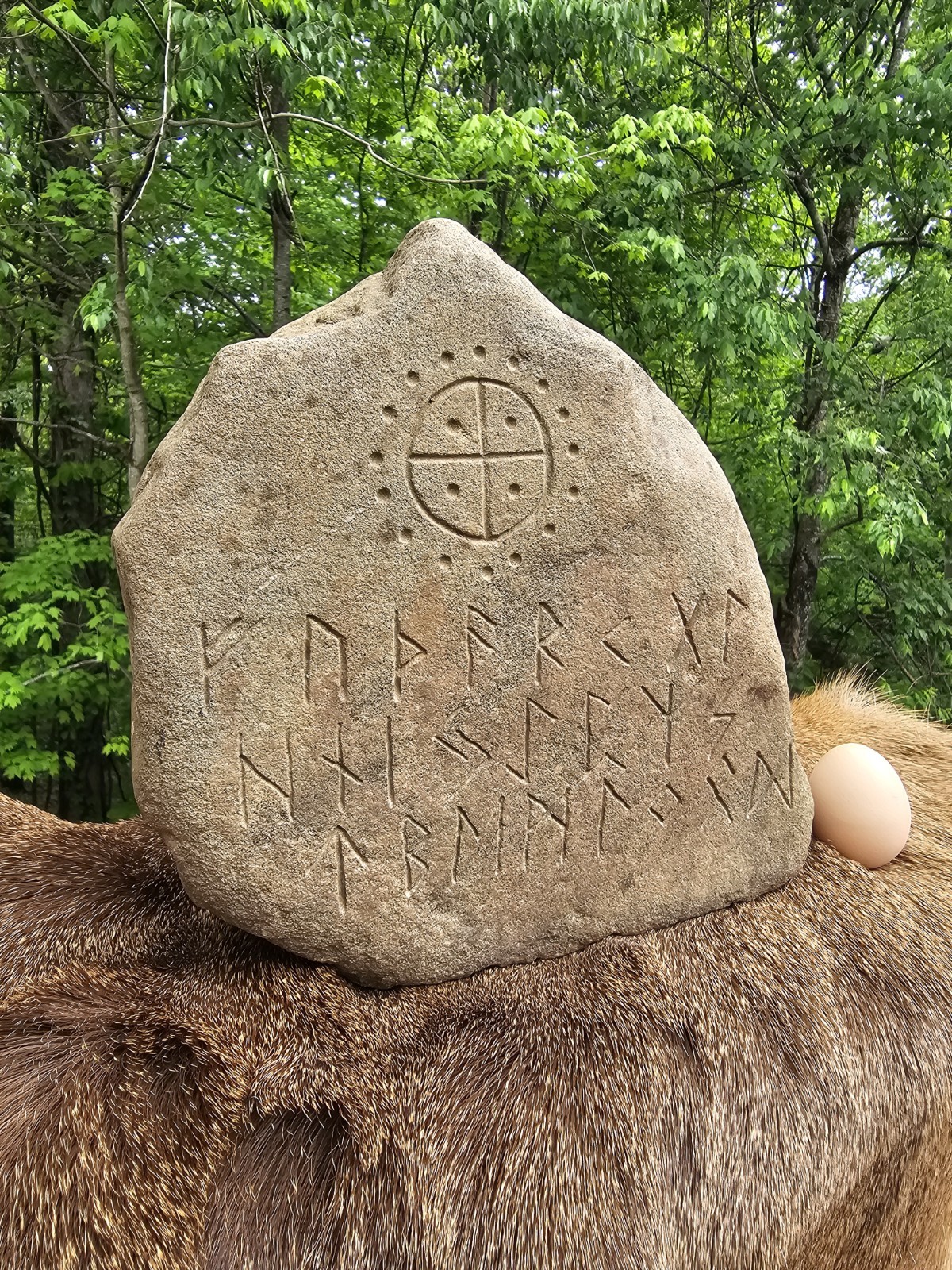 Viking Rune Stone. The Elder Futhark Viking Rune Stone. The Elder Futhark