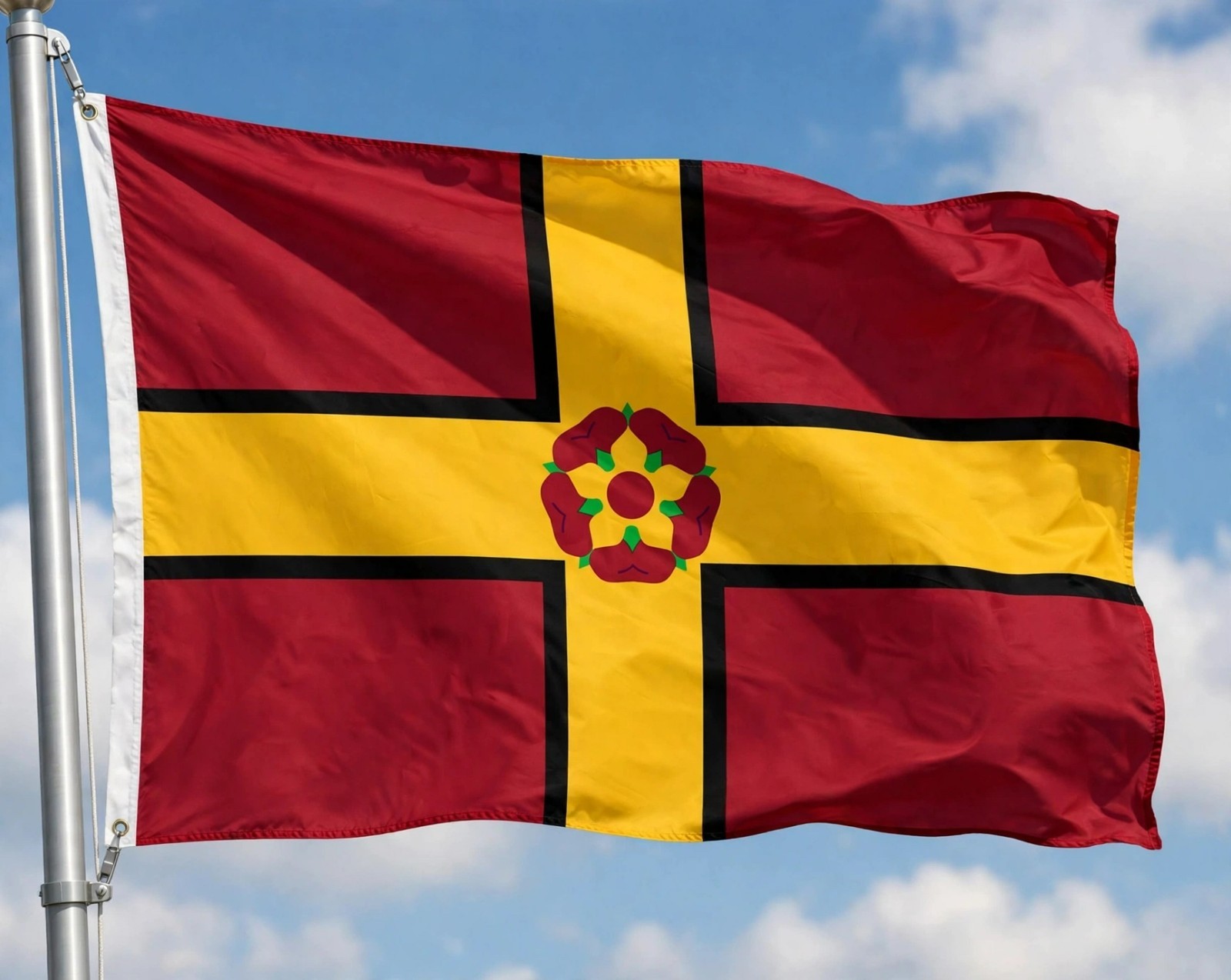 NORTHAMPTONSHIRE FLAG 3x2 feet polyester 90cm x 60cm flags NORTHAMPTON NORTHAMPTONSHIRE FLAG 3x2 feet polyester 90cm x 60cm flags NORTHAMPTON
