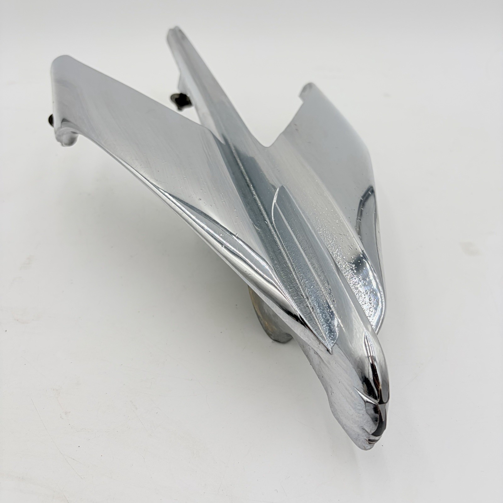 1954 Pontiac Chieftain Hood Ornament 517658 BLC Chrome OEM Original 1954 Pontiac Chieftain Hood Ornament 517658 BLC Chrome OEM Original