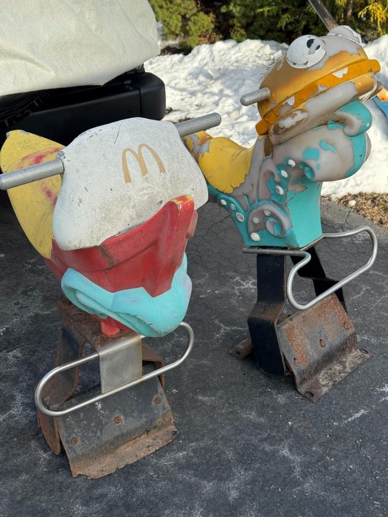Vintage McDonald's Playland Playground Filet-O-Fish Rocker and Ride-on Ship Vintage McDonald's Playland Playground Filet-O-Fish Rocker and Ride-on Ship