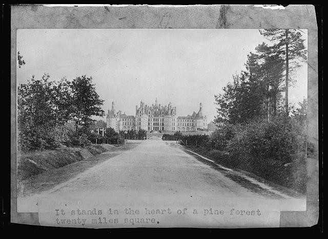 Photo:Chateau de Chambord Blois France 1918 WWI Shell Shock Hospital Photo:Chateau de Chambord Blois France 1918 WWI Shell Shock Hospital