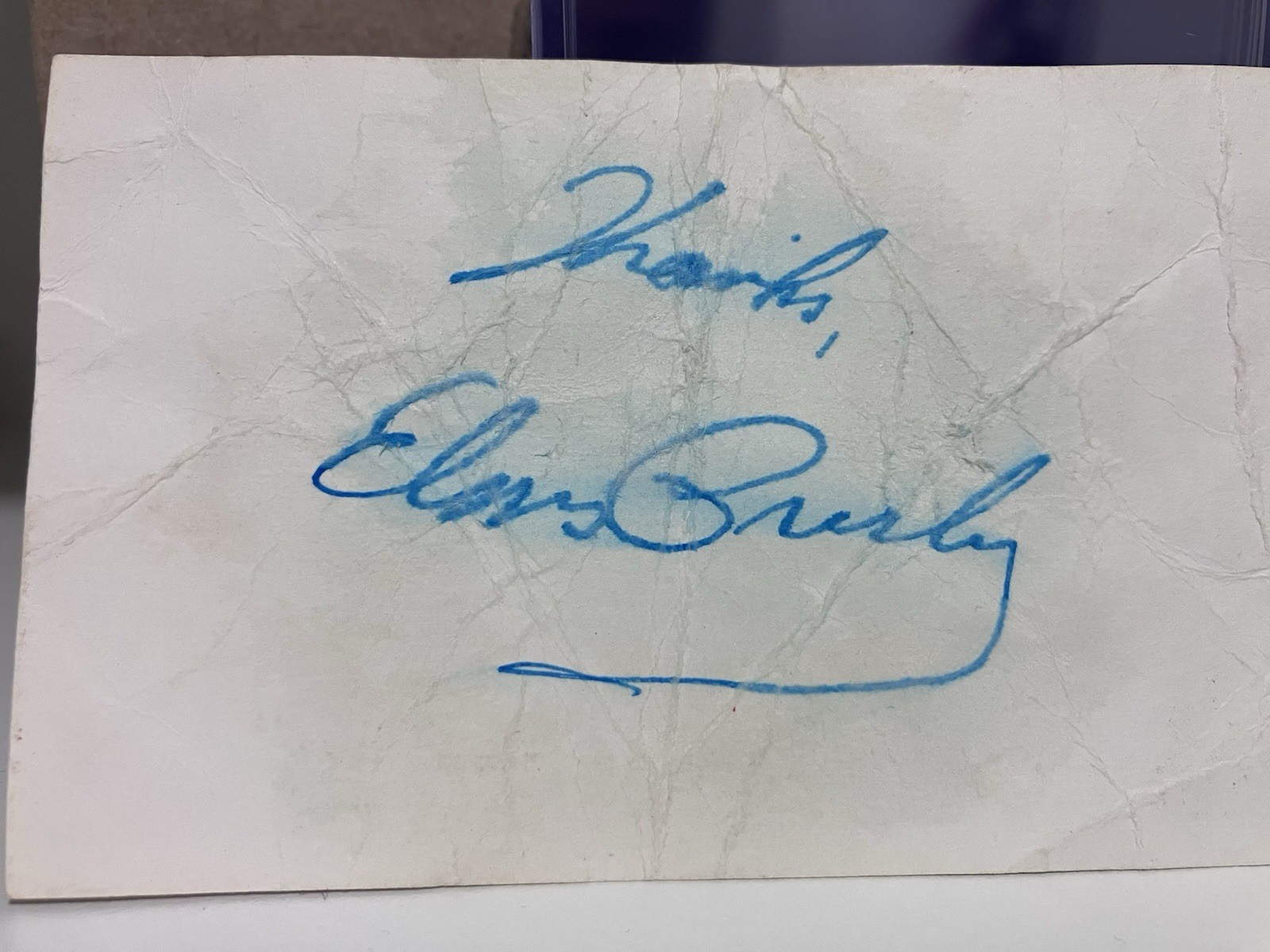 Elvis Presley signed Cut G2U Elvis Presley signed Cut G2U