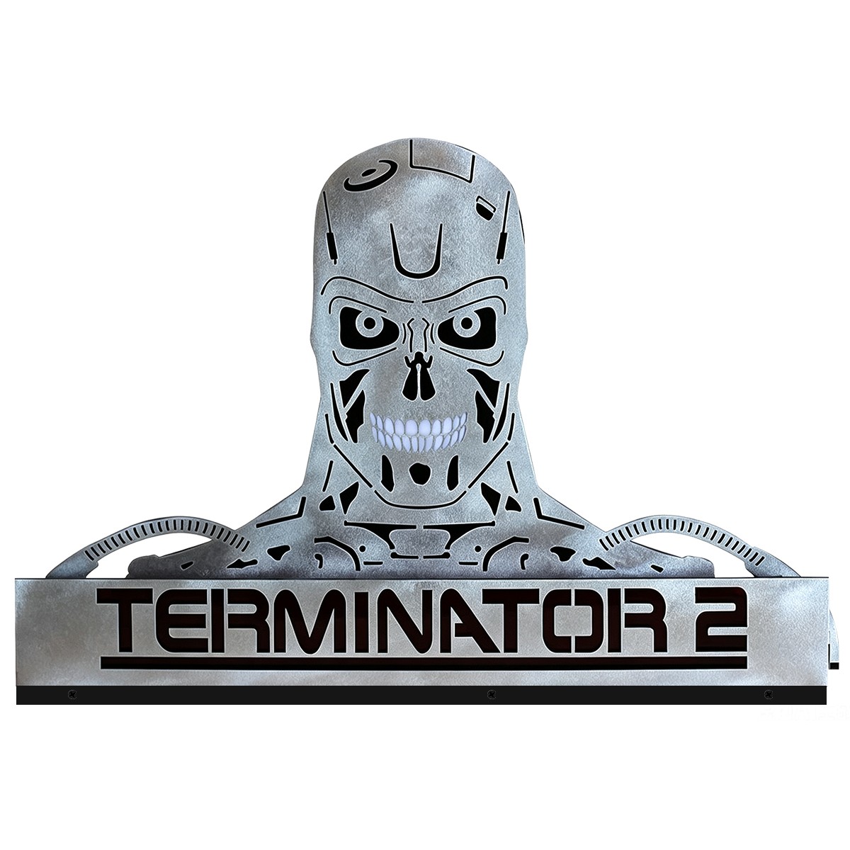 Terminator 2 Pinball Topper Acrylic LED RGB Topper for Pinball Machine Game Sign Terminator 2 Pinball Topper Acrylic LED RGB Topper for Pinball Machine Game Sign