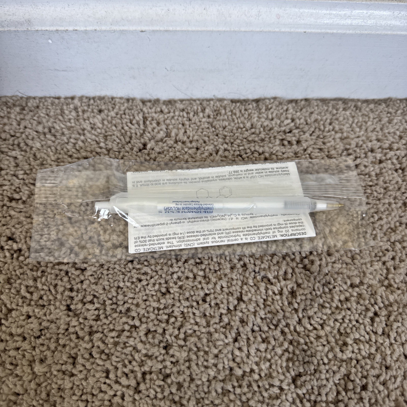 Vintage Drug Rep Pharmaceutical Advertising Metadate Pen - BRAND NEW - SEALED Vintage Drug Rep Pharmaceutical Advertising Metadate Pen - BRAND NEW - SEALED