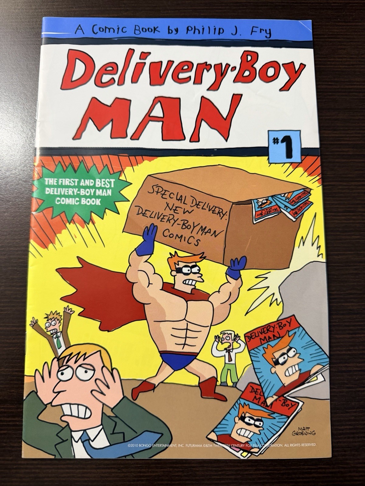 Delivery Boy Man #1 2010 SDCC EXCLUSIVE BONGO FUTURAMA COMIC CON Delivery Boy Man #1 2010 SDCC EXCLUSIVE BONGO FUTURAMA COMIC CON