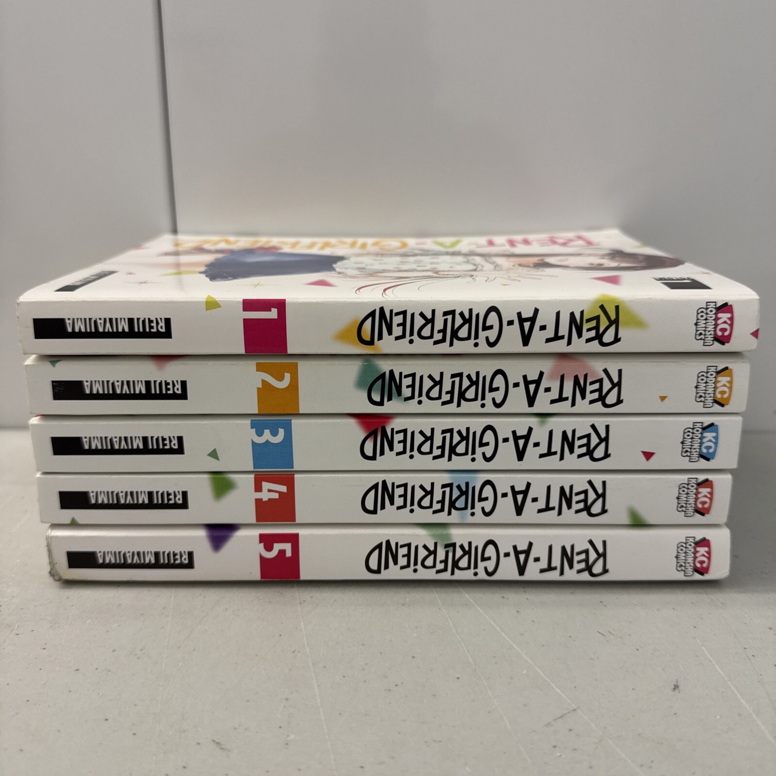 Rent a Girlfriend Manga Volumes 1-5 Kodansha Comics Reiji Miyajima - A