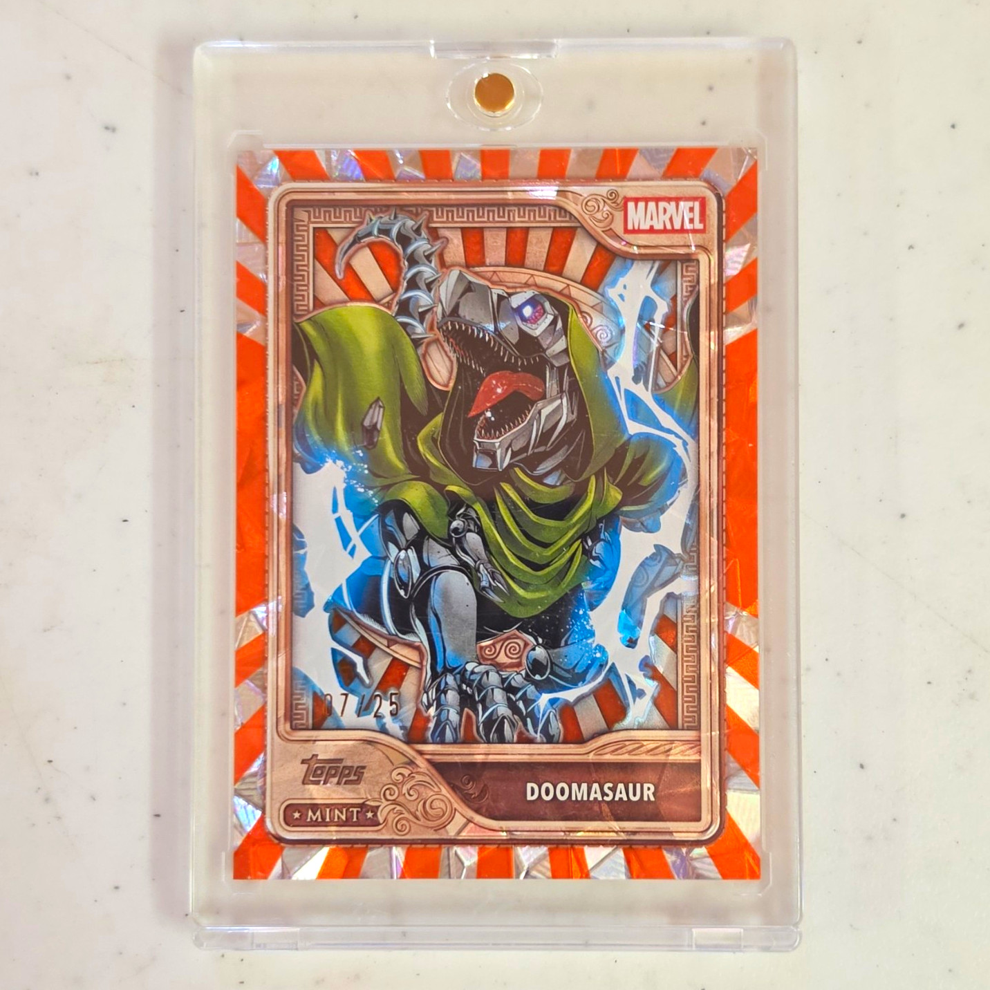 Topps 2026 Mint Marvel In Marvel We Trust Doomasaur Bronze #39 17/25 Topps 2026 Mint Marvel In Marvel We Trust Doomasaur Bronze #39 17/25