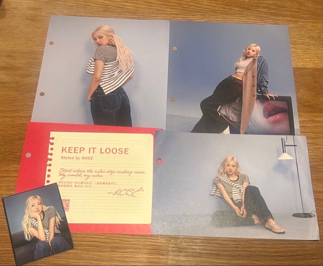 Levi's x Rosé Rosé Collection Card Set with Cards and Trading Cards Levi's x Rosé Rosé Collection Card Set with Cards and Trading Cards