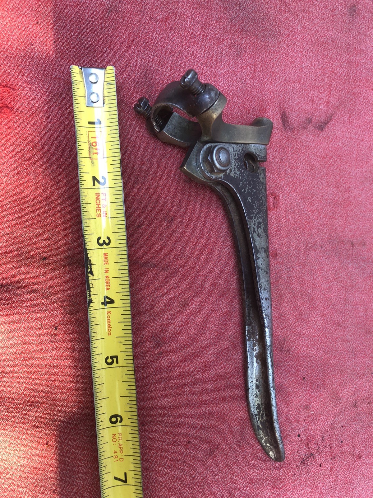 VINTAGE LEVER MADE IN ENGLAND BOWDEN CO TRIUMPG BSA VELOCETTE RUDGE BROUGH SCOTT VINTAGE LEVER MADE IN ENGLAND BOWDEN CO TRIUMPG BSA VELOCETTE RUDGE BROUGH SCOTT