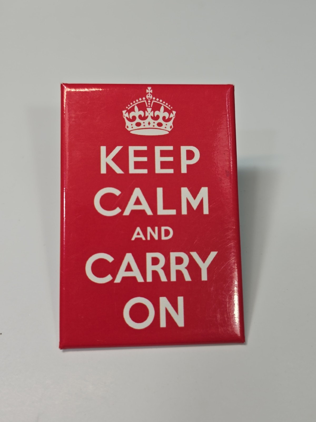 United Kingdom Travel Souvenir Fridge Magnet Keep Calm and Carry On