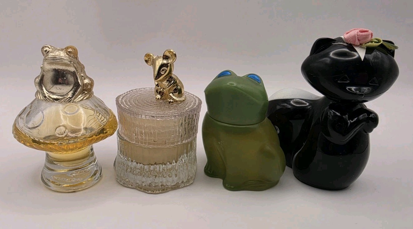 Woodland Fairytal Fantasy Lot Of Vintage Avon Bottle Figurines Mystical Decor Woodland Fairytal Fantasy Lot Of Vintage Avon Bottle Figurines Mystical Decor