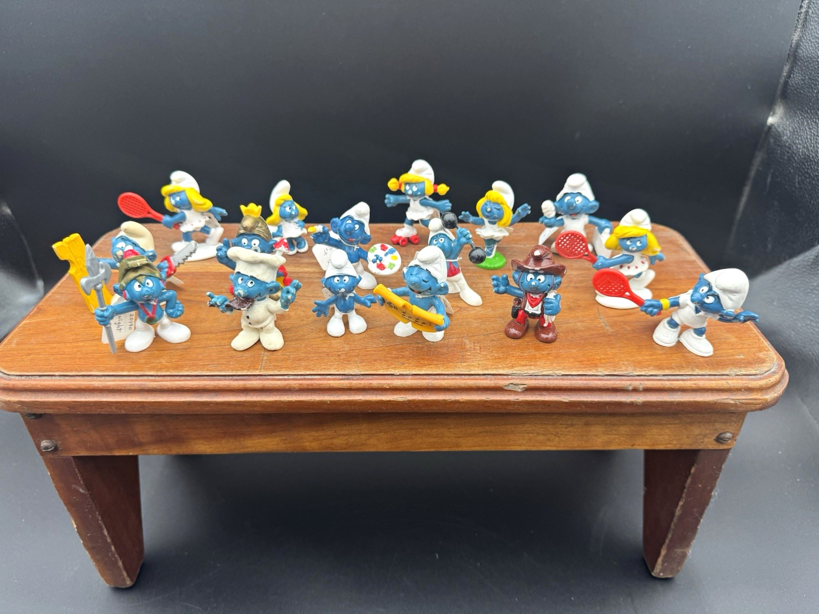 16 Smurfs Plastic Figurine Lot 70’s & 80’s 16 Smurfs Plastic Figurine Lot 70’s & 80’s