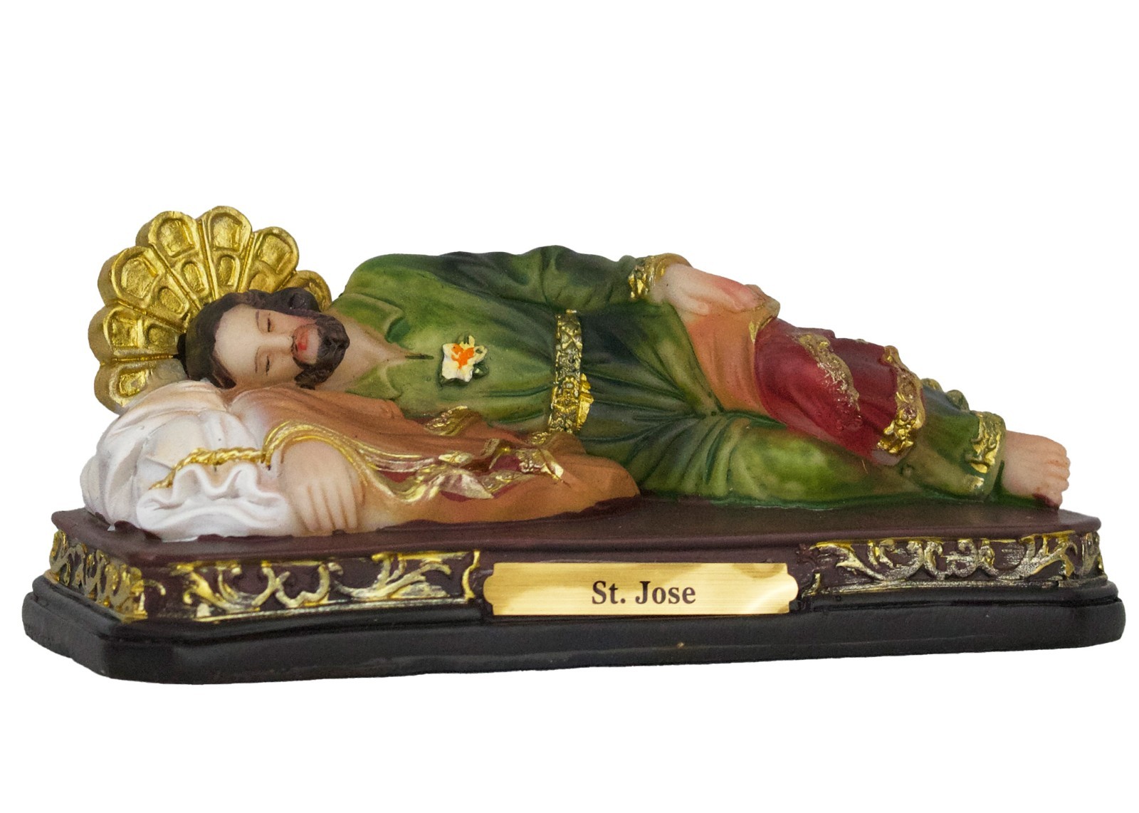 St. Jose 5" Lx 2" H San Jose Dormido Fue en el Sueño Cuando El Angel Le Hablo St. Jose 5" Lx 2" H San Jose Dormido Fue en el Sueño Cuando El Angel Le Hablo