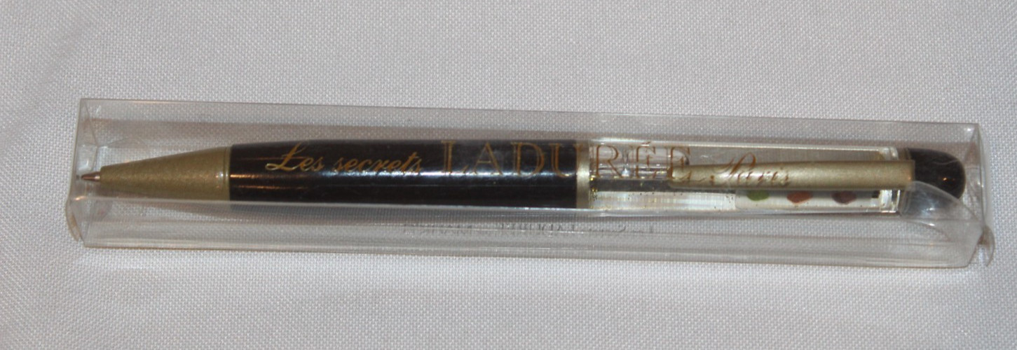 Vintage Laduree Paris Macaron Advertising Floaty Pen w/ Box (Not Working) Vintage Laduree Paris Macaron Advertising Floaty Pen w/ Box (Not Working)