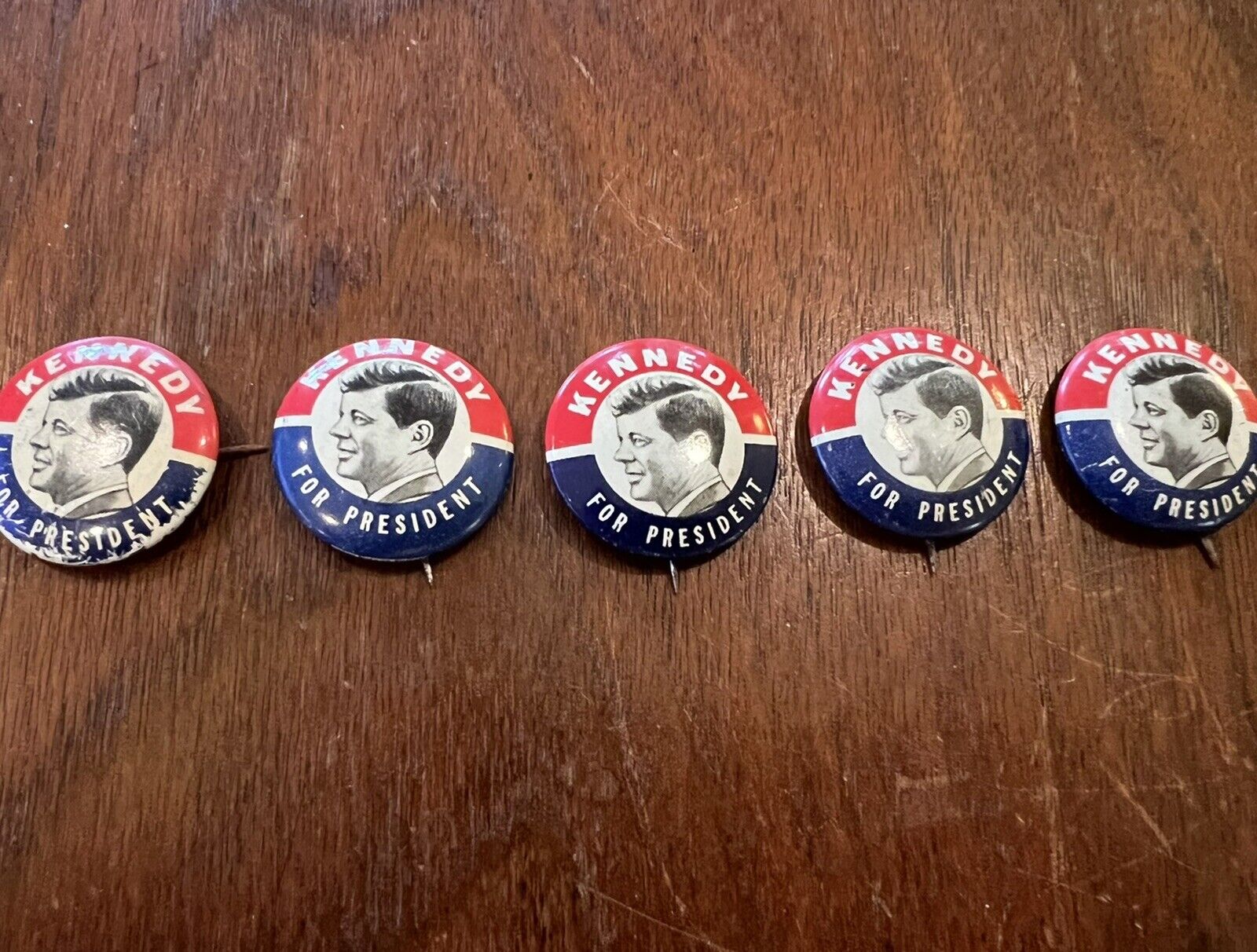 Original JOHN F. KENNEDY Presidential Campaign Pin