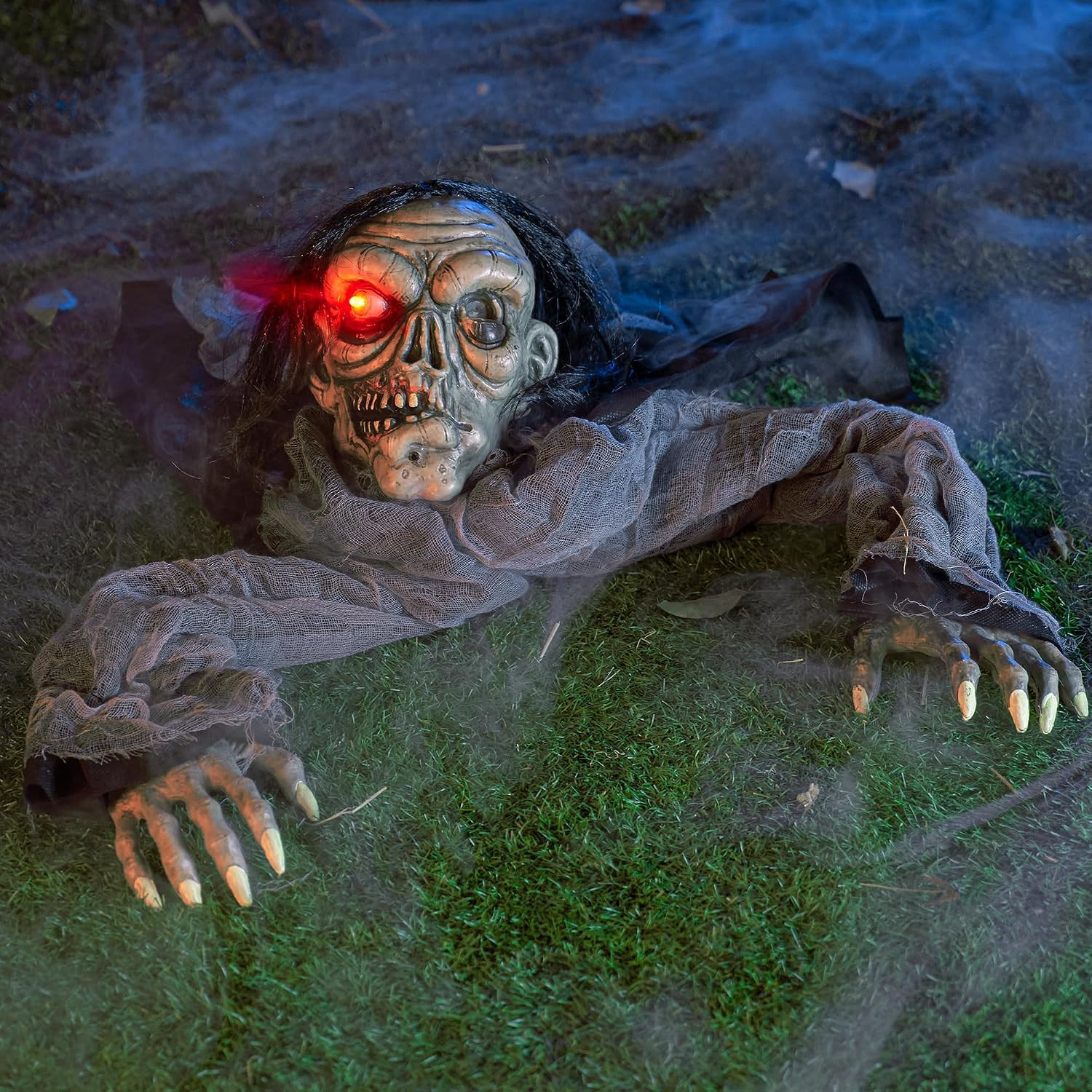 Halloween Decorations Outdoor Zombie Groundbreaker with Decayed Face and Flash E Halloween Decorations Outdoor Zombie Groundbreaker with Decayed Face and Flash E