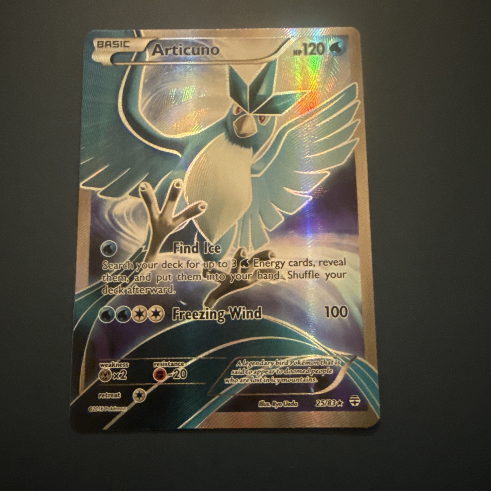 Pokémon TCG Articuno Generations 25/83 Holo Full Art