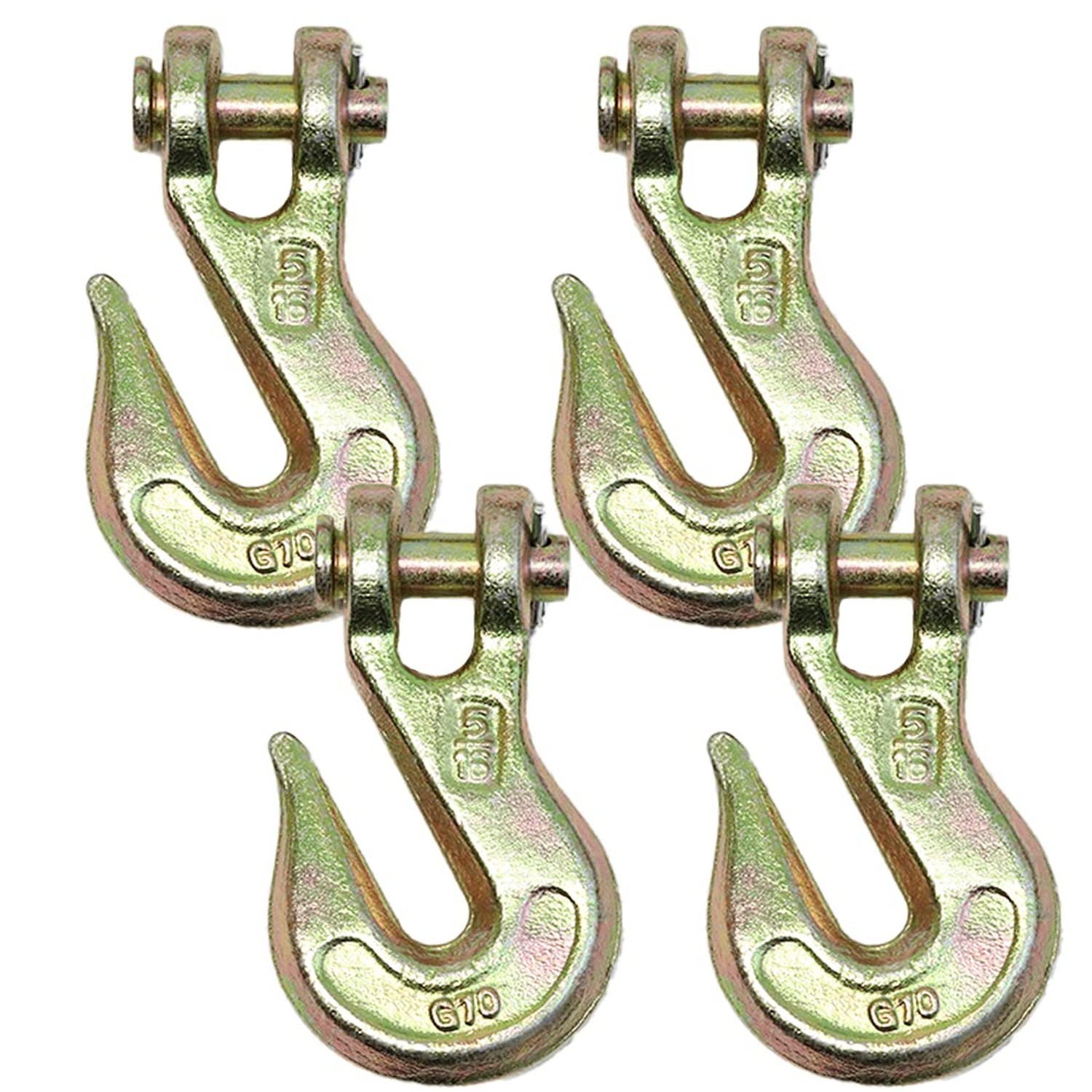 BoxerTool 5/16” Forged Clevis Grab Hook, Grade 70-21,600lbs Breaking Stren BoxerTool 5/16” Forged Clevis Grab Hook, Grade 70-21,600lbs Breaking Stren