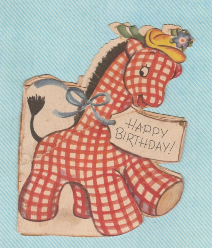 Cute Giraffe Happy Birthday  Card used