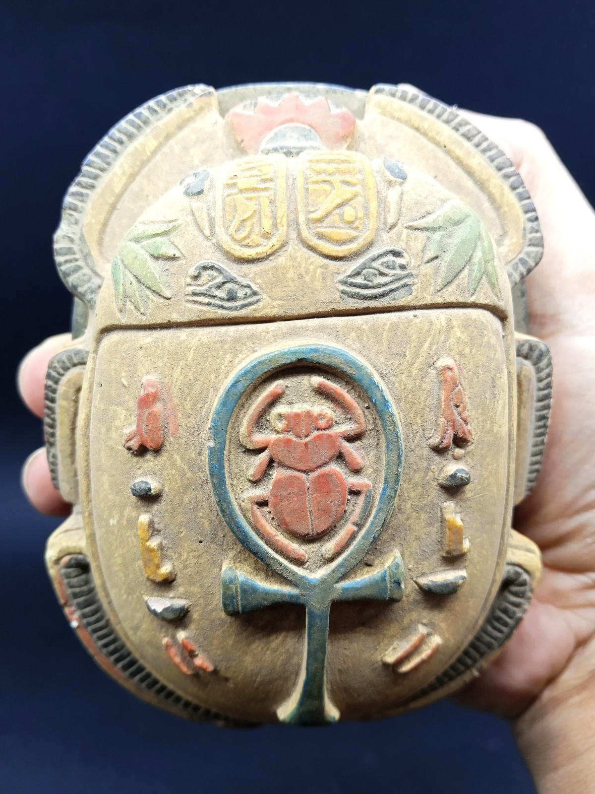 RARE ANCIENT EGYPTIAN ANTIQUE Key Life Scarab Horus Eye Protection Egypt History RARE ANCIENT EGYPTIAN ANTIQUE Key Life Scarab Horus Eye Protection Egypt History