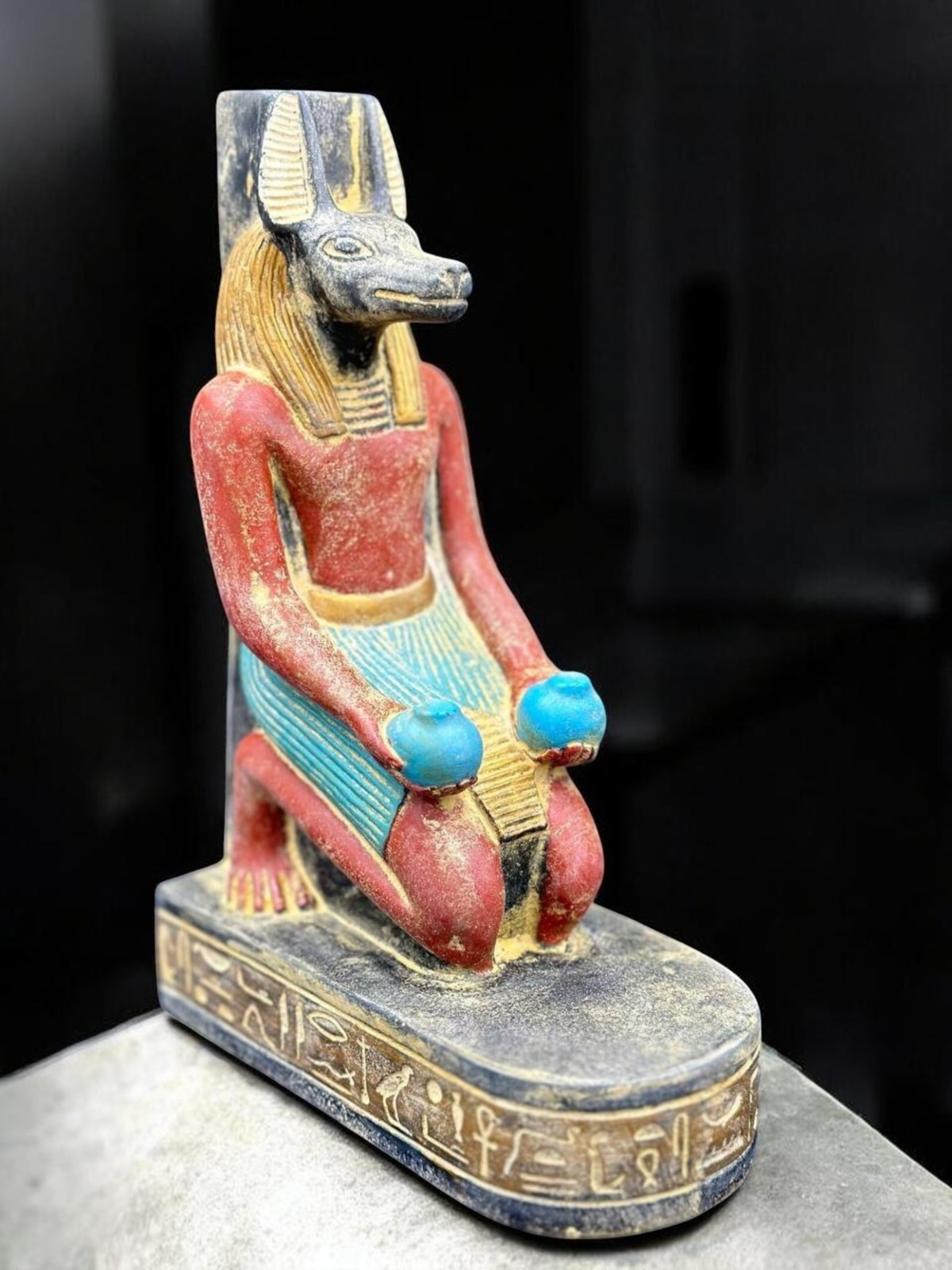 Rare Ancient Egyptian Antique God Anubis Unique Statue Pharaonic Egyptian BC Rare Ancient Egyptian Antique God Anubis Unique Statue Pharaonic Egyptian BC