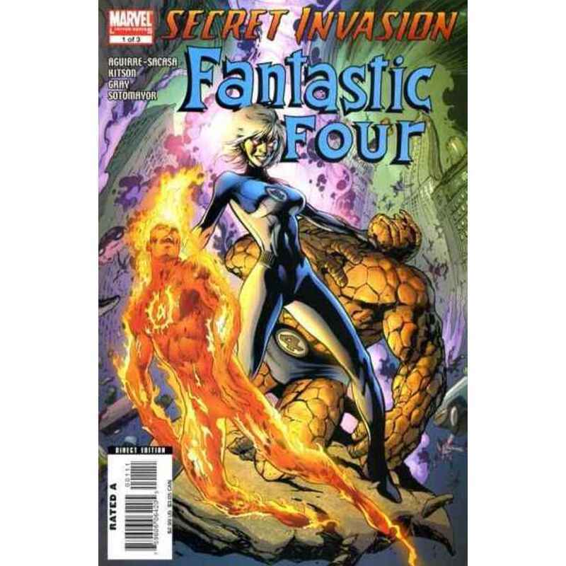 Secret Invasion: Fantastic Four #1 in Near Mint condition. Marvel comics [k 