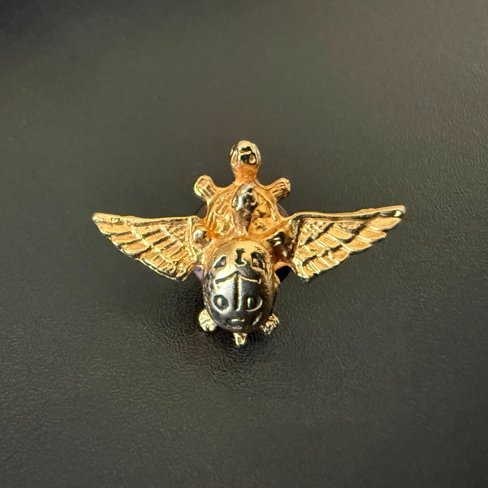 1960s Mercury Era Vintage Turtle Club Frat RARE Winged Pin YBYSAIA Ancient Order 1960s Mercury Era Vintage Turtle Club Frat RARE Winged Pin YBYSAIA Ancient Order
