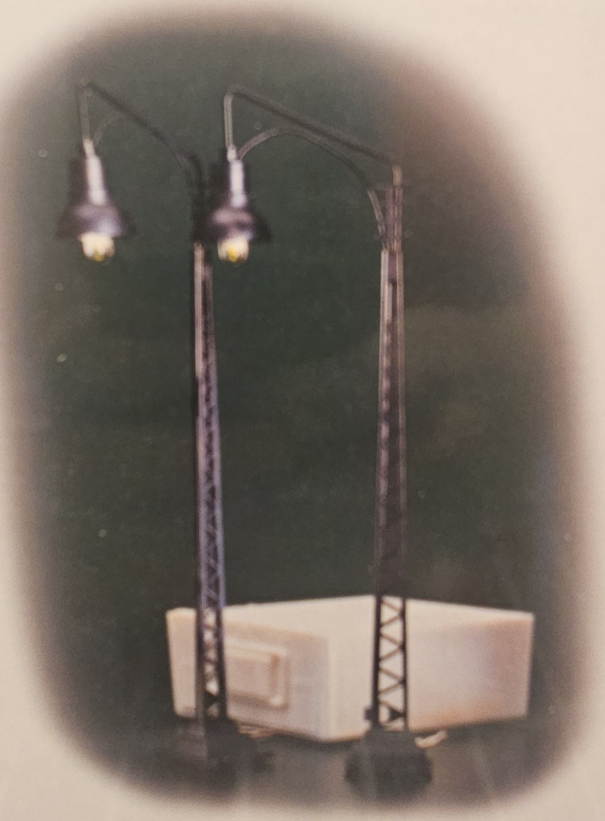 VINTAGE Dept 56 #52760 Village Accessories Battery Operated Railroad Lamps VINTAGE Dept 56 #52760 Village Accessories Battery Operated Railroad Lamps