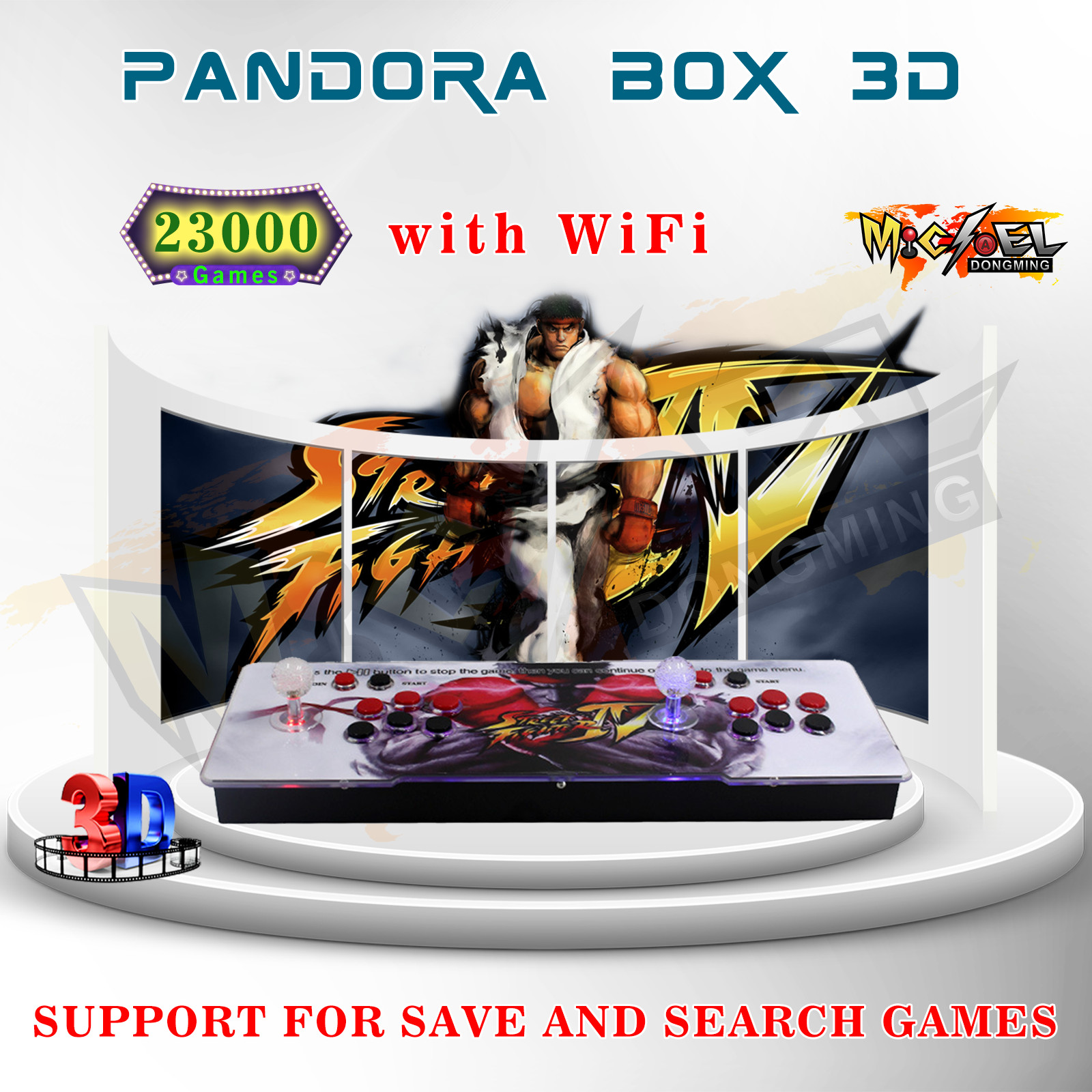 NEW Pandora Box Arcade Console Double Sticks 23000 Games 3D WiFi Retro Games NEW Pandora Box Arcade Console Double Sticks 23000 Games 3D WiFi Retro Games