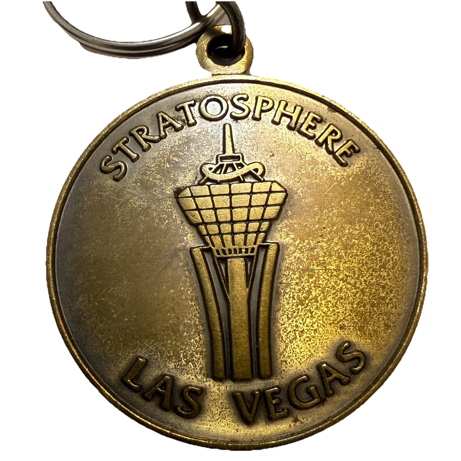 Rare Vintage Las Vegas Pendant Stratosphere Advertising Keychain Collectible Rare Vintage Las Vegas Pendant Stratosphere Advertising Keychain Collectible
