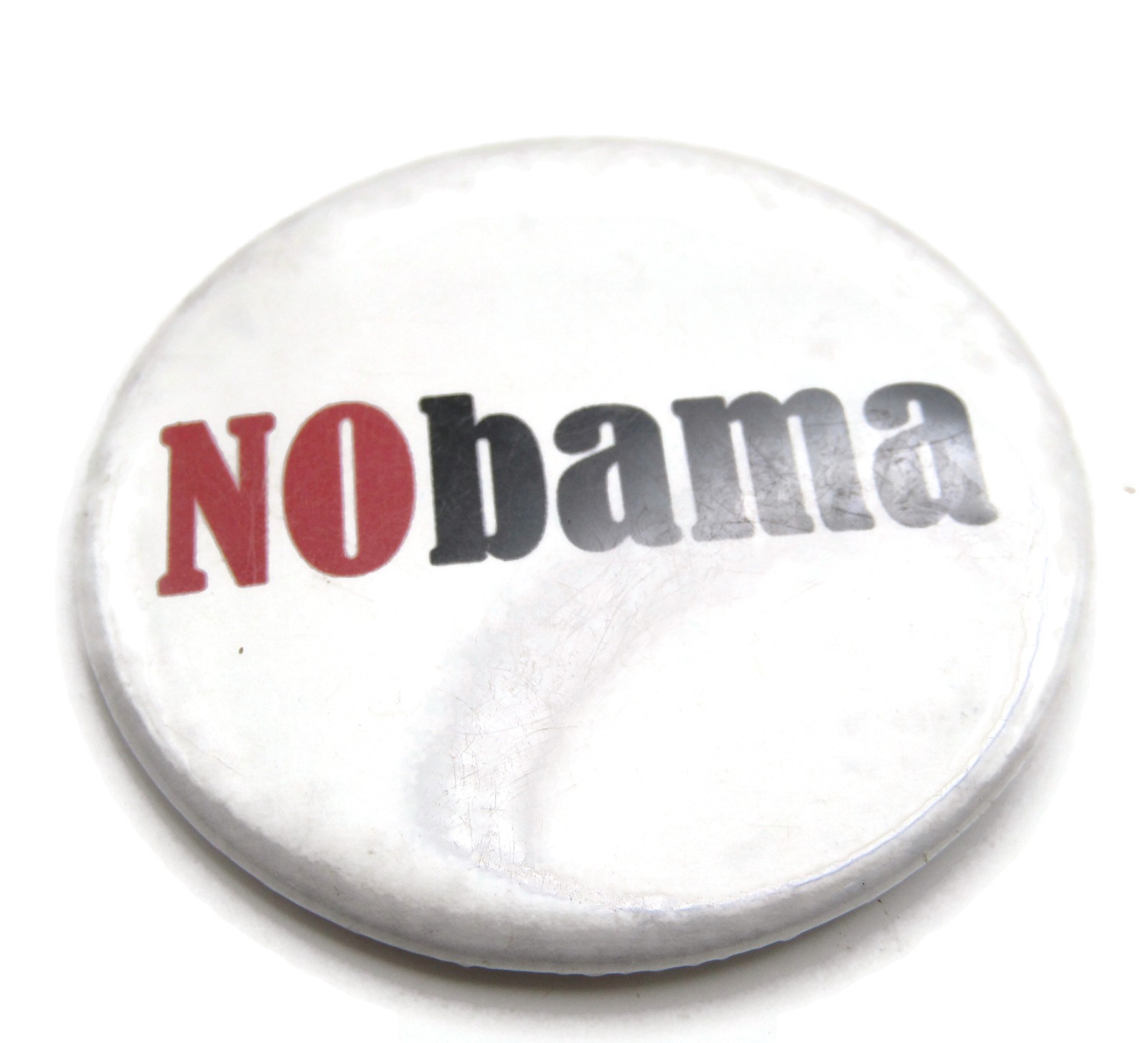 NOBAMA Anti-Obama 2008 2012 Republican Presidential Election Campaign Pin Button