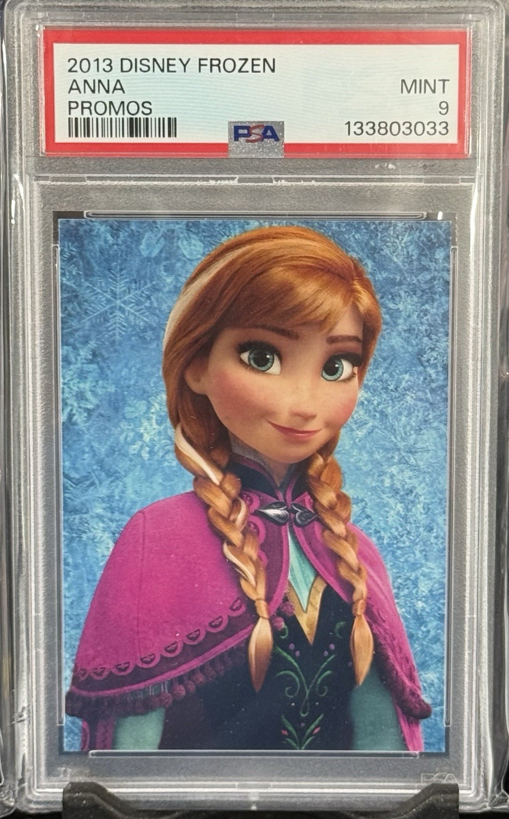 2013 DISNEY FROZEN PROMOS ANNA PSA 9 Mint Low Pop Hard To Find Collectors Item 2013 DISNEY FROZEN PROMOS ANNA PSA 9 Mint Low Pop Hard To Find Collectors Item