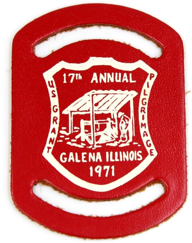 1971 U.S. Grant Pilgrimage Blackhawk Area Council Neckerchief Slide Illinois IL 1971 U.S. Grant Pilgrimage Blackhawk Area Council Neckerchief Slide Illinois IL